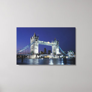Impressão Em Tela Inglaterra, Londres, Tower Bridge 3