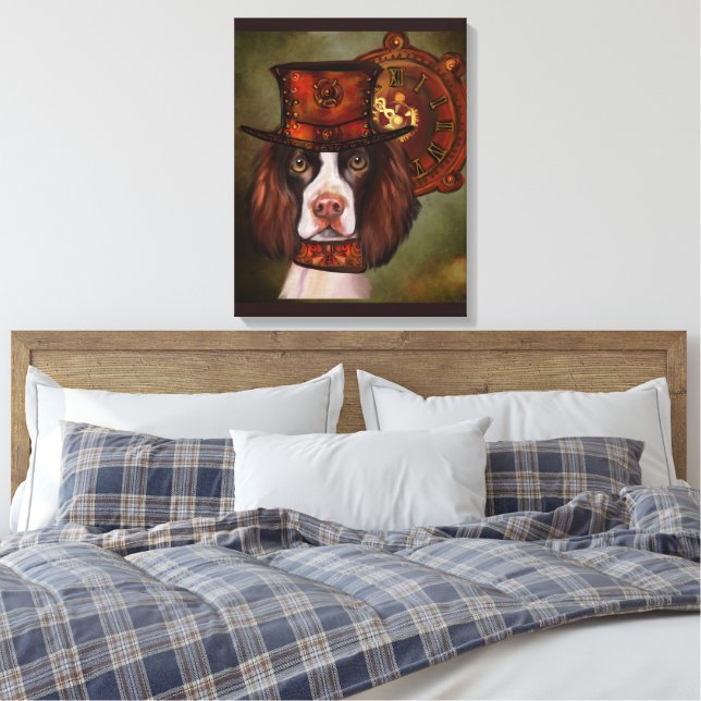 Impressão Em Tela Inglês Springer Spaniel (Insitu(Quarto))