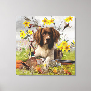 Impressão Em Tela Inglês Springer Spaniels, Arte