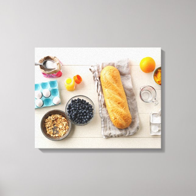 Impressão Em Tela Ingredientes e ferramentas 4 (Frente)