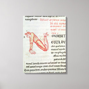 Impressão Em Tela Inicial historiada 'N'