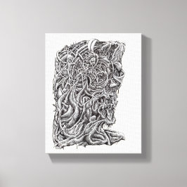 Impressão Em Tela Innerbeastman, desenho de tinta