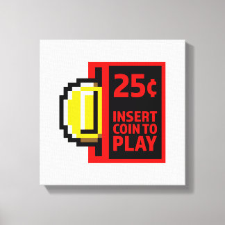 Impressão Em Tela Inserir moeda para jogar