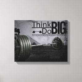Impressão Em Tela Inspiração Motivação Cotações de Workout Poster