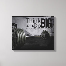 Impressão Em Tela Inspiração Motivação Cotações de Workout Poster