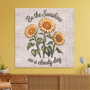 Impressão Em Tela Inspiração Seja A Cotação/Sublimação Sunshine