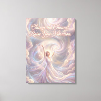 Impressão Em Tela Inspirador Espiritual Pastéis Suaves Feminino