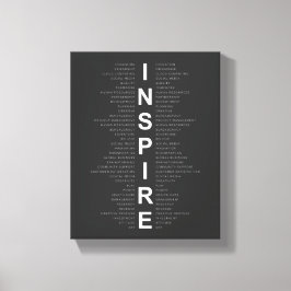 Impressão Em Tela Inspirar Definição de Wall Art Motivacional