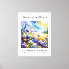 Impressão Em Tela Inspiration Prairie Summer