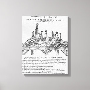 Impressão Em Tela Instrumentos para seções, ilustração de De