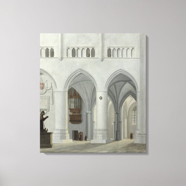Impressão Em Tela Interior da Igreja das Ruas. (Frente)