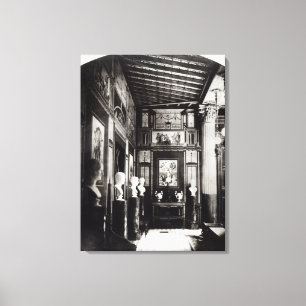 Impressão Em Tela Interior de Palais Pompeian do príncipe Napoleon