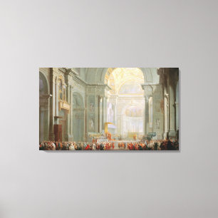 Impressão Em Tela Interior de um St Peter, Roma