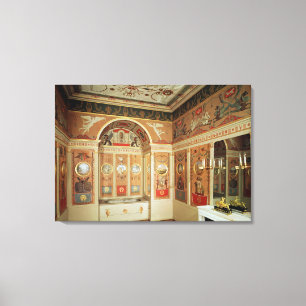 Impressão Em Tela Interior do banheiro de Napoleon, construído em