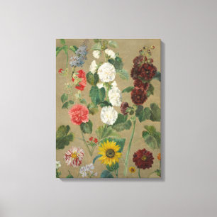 Impressão Em Tela Intitulado (flores) (óleo a bordo)