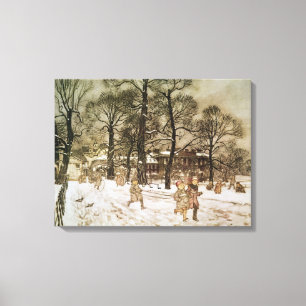 Impressão Em Tela Inverno de Arthur Rackham em jardins de