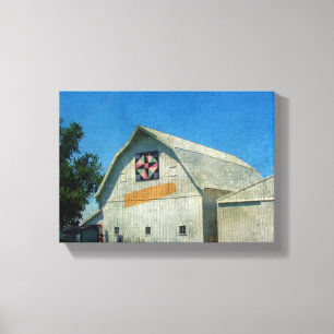 Impressão Em Tela Iowa Barn