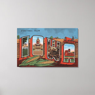 Impressão Em Tela Iowa (Cornfields & Corn) - Grandes Cenas de Letra