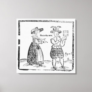 Impressão Em Tela Ir às guerras, ilustração de um sapato de panfleto