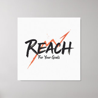 Impressão Em Tela Ir para os seus objetivos e realizações - n02