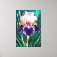 *~* Iris Bold Flower Artsy Iris Pintura AP84