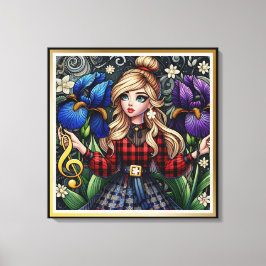 Impressão Em Tela Iris Entre Sinfonia do Ouro