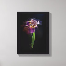 Íris Floral Abstrata – Arte Floral Elegante