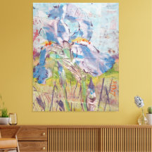 Íris na Pintura em Colagem / Artista Larry Lerew