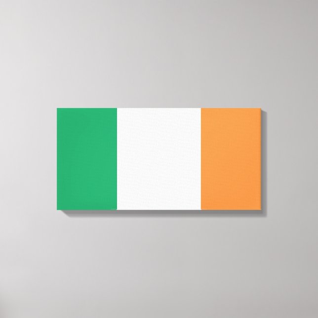 Impressão Em Tela Irish Flag (República da Irlanda) (ROI) (Eire) (Frente)