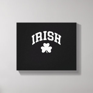 Impressão Em Tela Irish Shamrock Dia de São Patrício Ireland Prid Ir