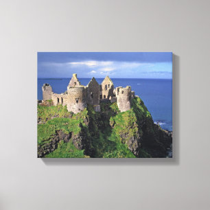 Impressão Em Tela Irlanda do Norte, Condado de Antrim, Dunluce