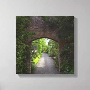 Impressão Em Tela Irlanda, o Dromoland Castle muito verde