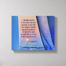 Isaiah 61:10 Eu me deleito grandemente na Bíblia d