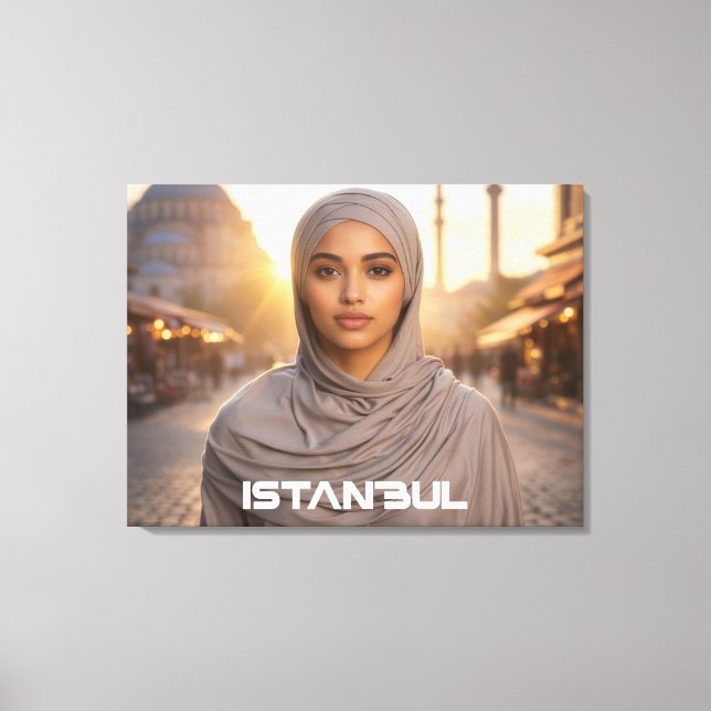 IMPRESSÃO EM TELA ISTAMBUL - TURQUIA (Frente)