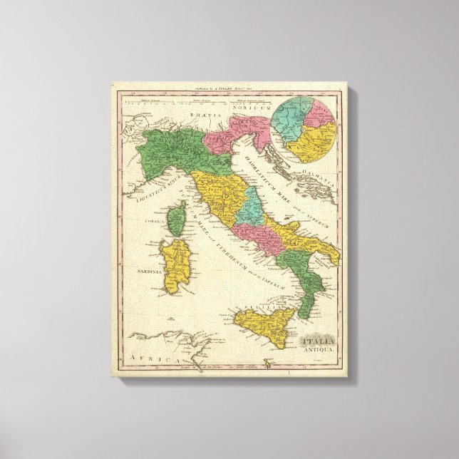 Impressão Em Tela Italia Antiqua (Frente)