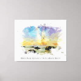 Impressão Em Tela *~ Itália Beach Spiaggia delle cannelle AP12 Itali