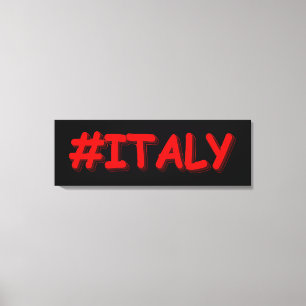 Impressão Em Tela "#ITÁLIA" Design. Comprar Agora