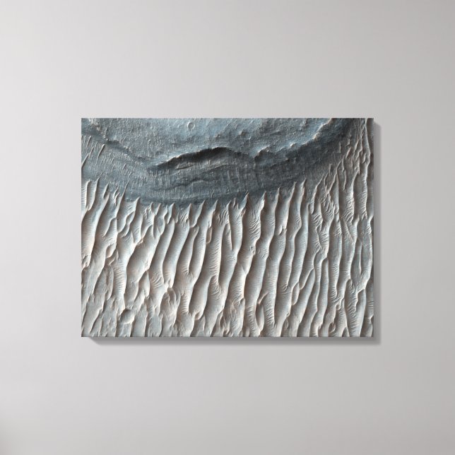 Impressão Em Tela Ius Chasma, um grande desfiladeiro em Marte (Frente)