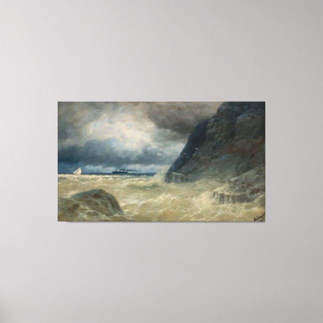 Impressão Em Tela Ivan Konstantinovich Aivazovsky - Mar  (Frente)