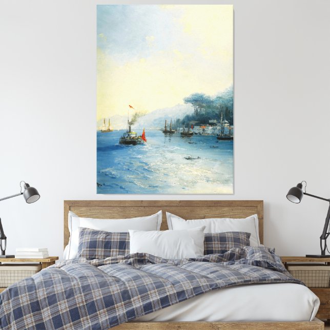 Impressão Em Tela Ivan Konstantinovich Aivazovsky - Shipping on the  (Insitu(Quarto))