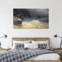 Impressão Em Tela Ivan Konstantinovich Aivazovsky - Shipwreck off th