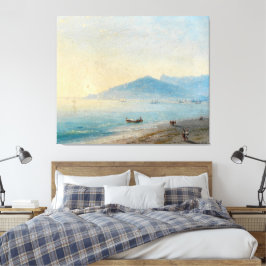 Impressão Em Tela Ivan Konstantinovich Aivazovsky - The Bay of Naple