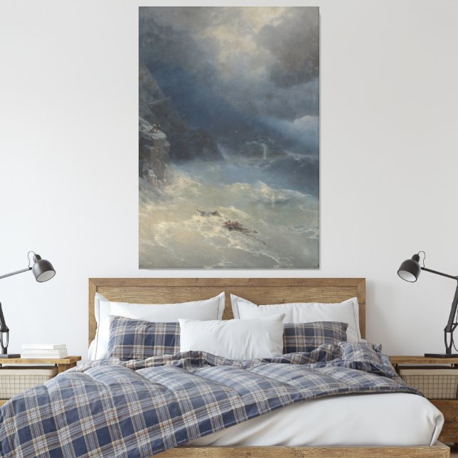 Impressão Em Tela Ivan Konstantinovich Aivazovsky - The storm  (Insitu(Quarto))