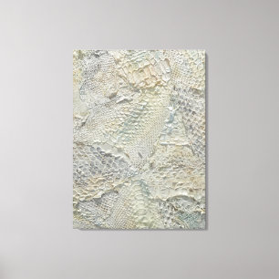 Impressão Em Tela Ivory Cobra Skin Serpent Wall Decor Art