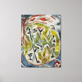Impressão Em Tela J. P. - DANCERS - 1946 - Abstrato Expressionismo -