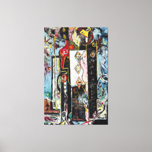 Impressão Em Tela J. P. - MALE e FEMALE - 1942-1943 - Abstrato -