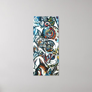 Impressão Em Tela J. P. - NASCIMENTO - c. 1941 - Abstrato Expression