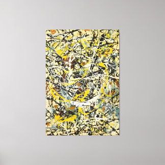 Impressão Em Tela J. P. - Número 19 - 1949 - Pintura de ação -