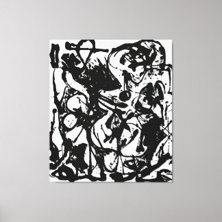 Impressão Em Tela J. P. - NÚMERO 19 - 1951 - Aromas pretos -