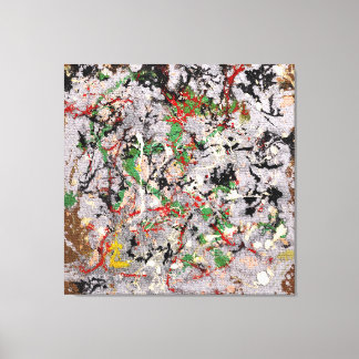 Impressão Em Tela J. P. - Número 21 - 1950 - Pintura de ação -